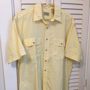 LL Bean short sleeved shirt Men’s L